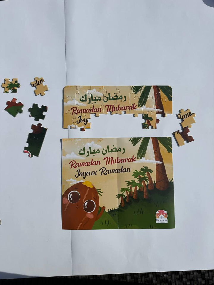 Double sided puzzle for Ramadan & Eid