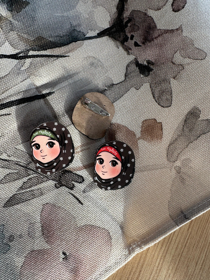 Little Hijabi Girl Pin