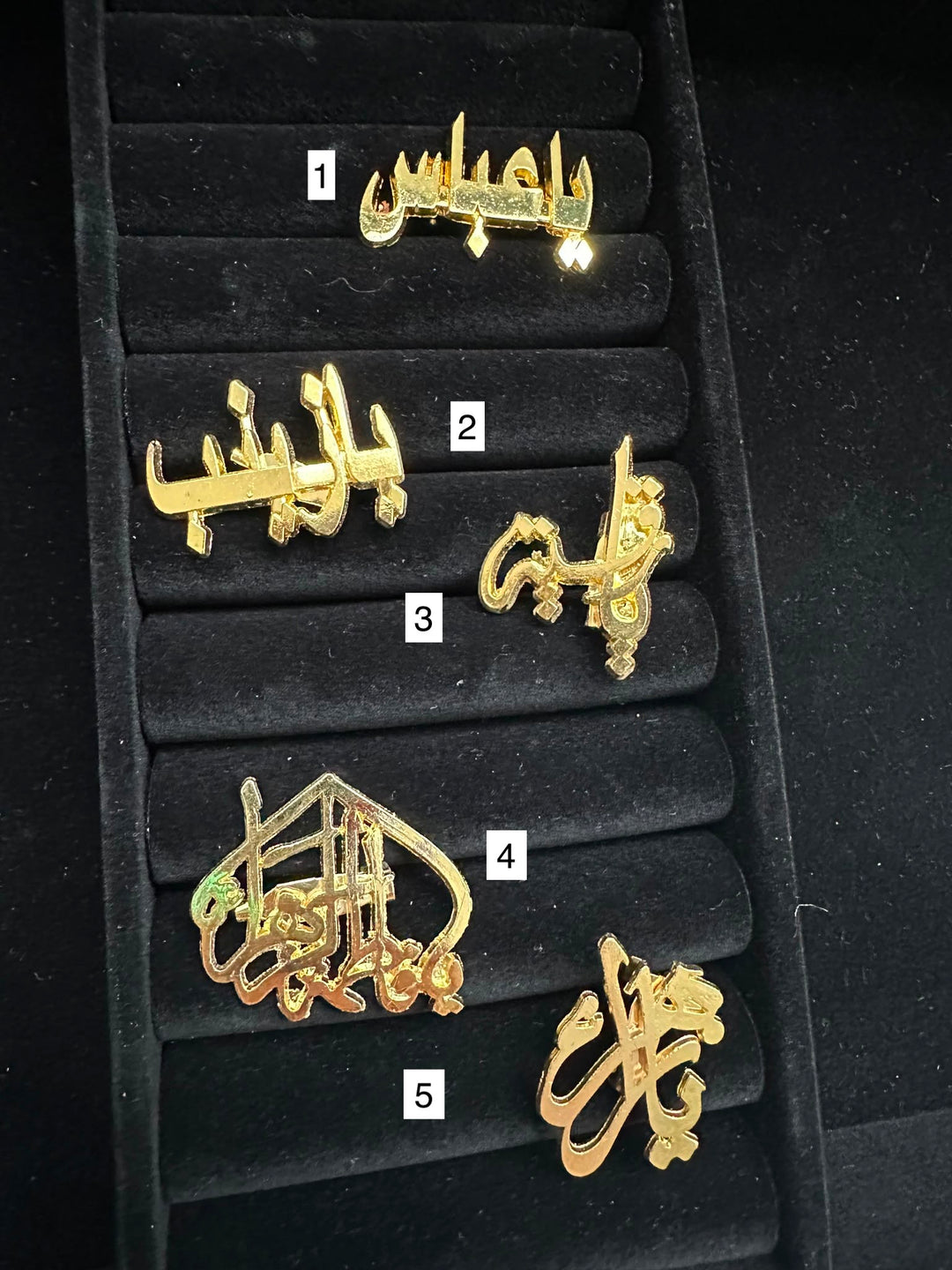 Golden Brooches