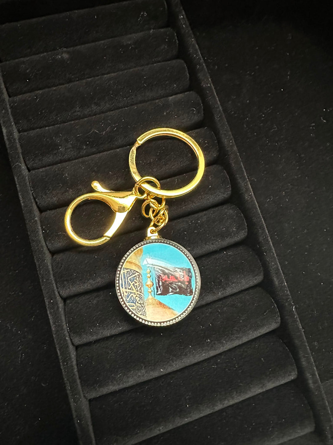 Double sided round Keychain