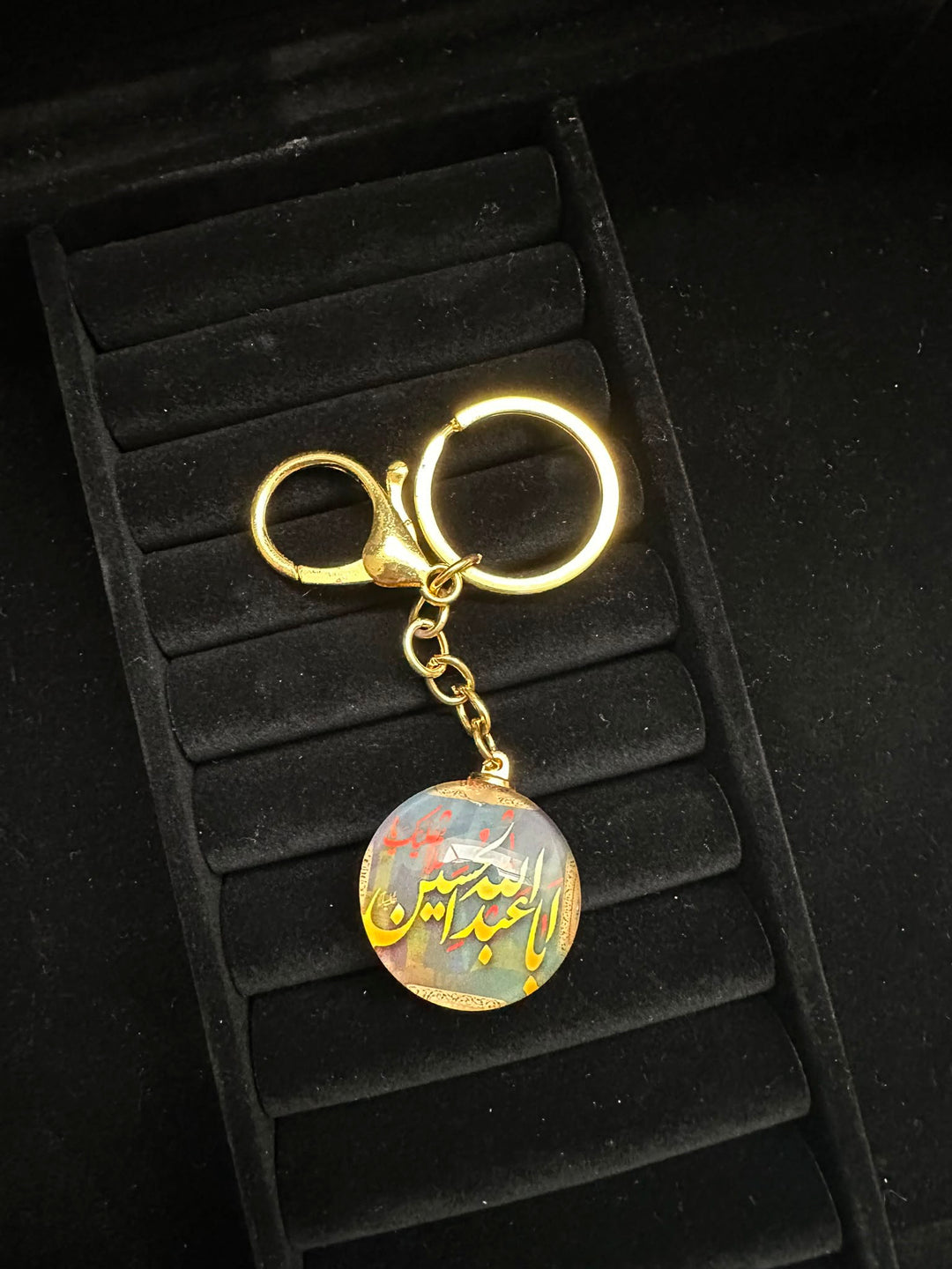 Double sided round Keychain