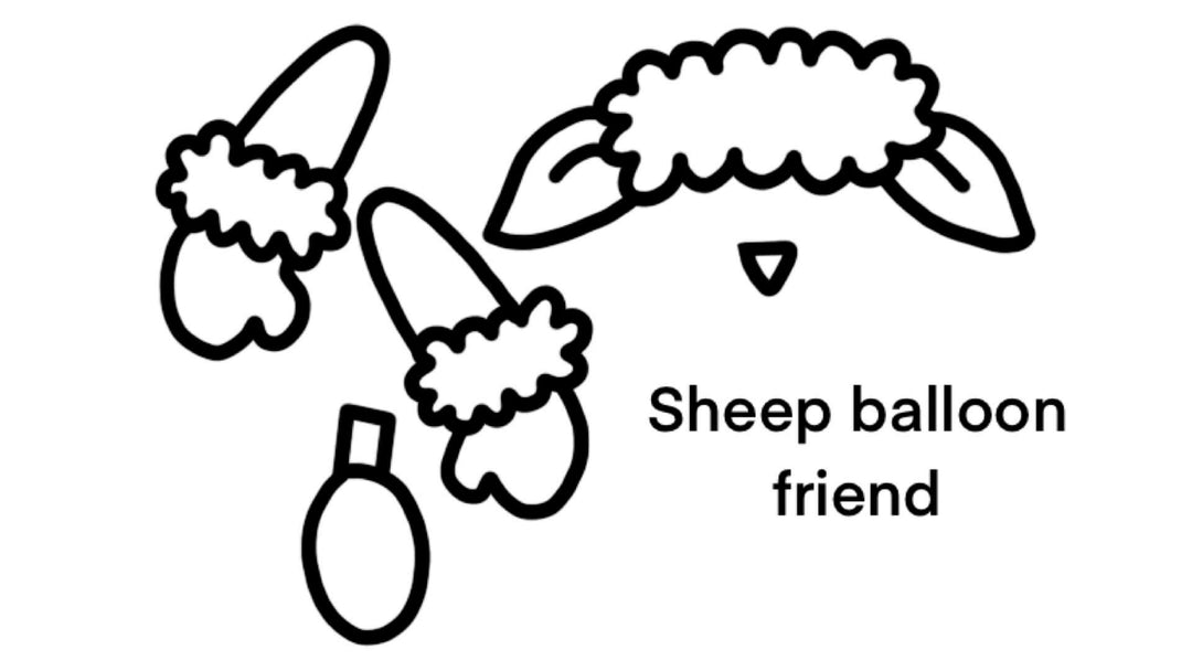 Eid al-Fitr Sheep Template