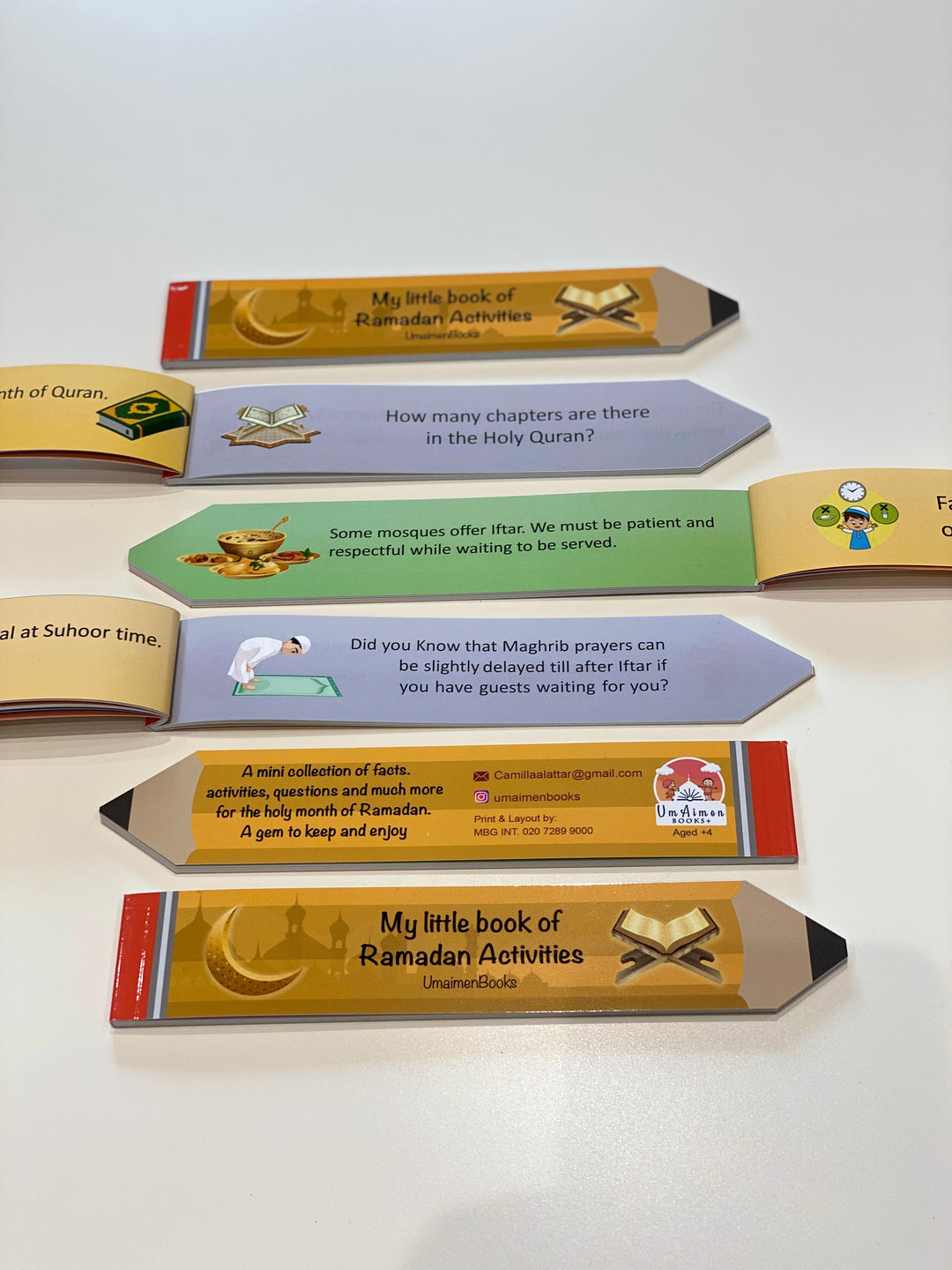 Pencil-shaped Activity Booklet